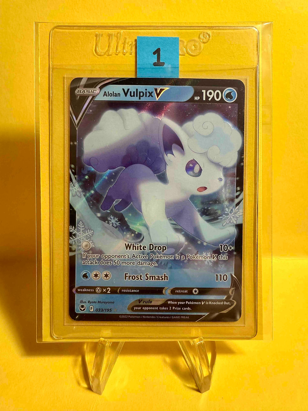 vulpix card sleeved