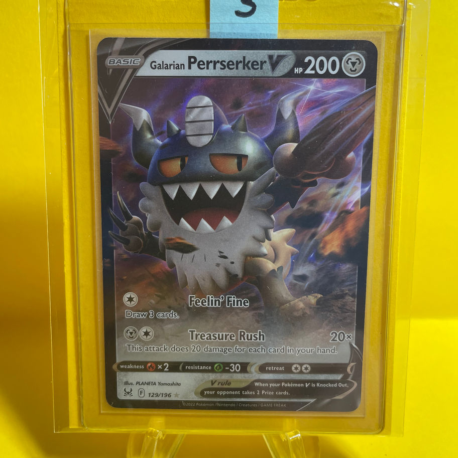 galarian perrserker card sleeved