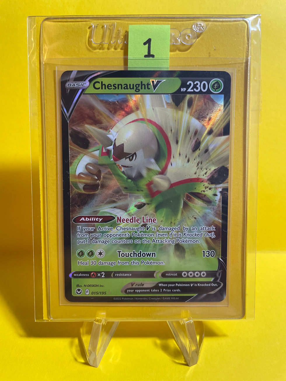 chesnaught card sleeved