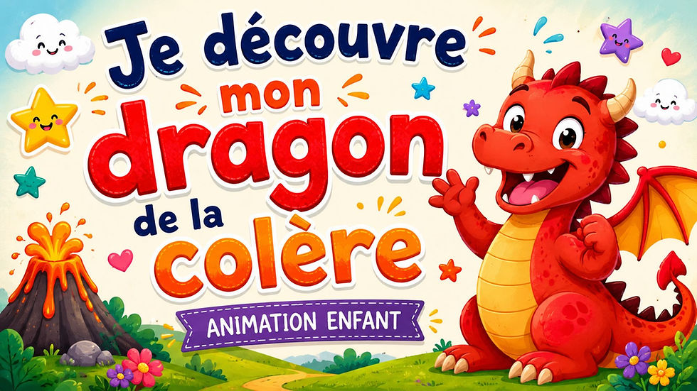 🐉 Atelier Enfant: « Je découvre mon dragon de la colère » 🔥✨