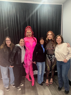 a drag karaoke event held by acclaimed drag queen Kenadie St James and a special guest Macy Manolo!