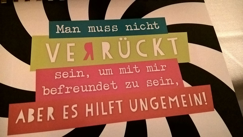 Begrüße das wunderbar Verrückte in dir!