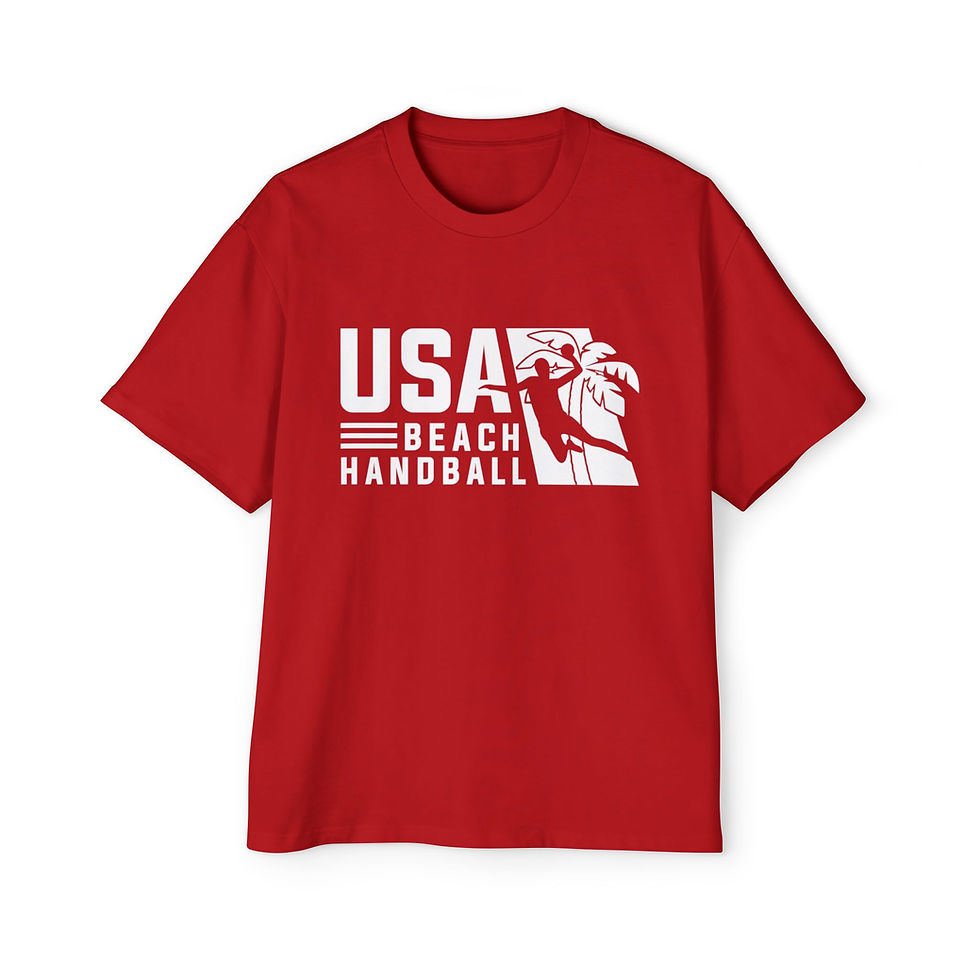Thumbnail: USA Beach Handball Heavy Oversized Tee