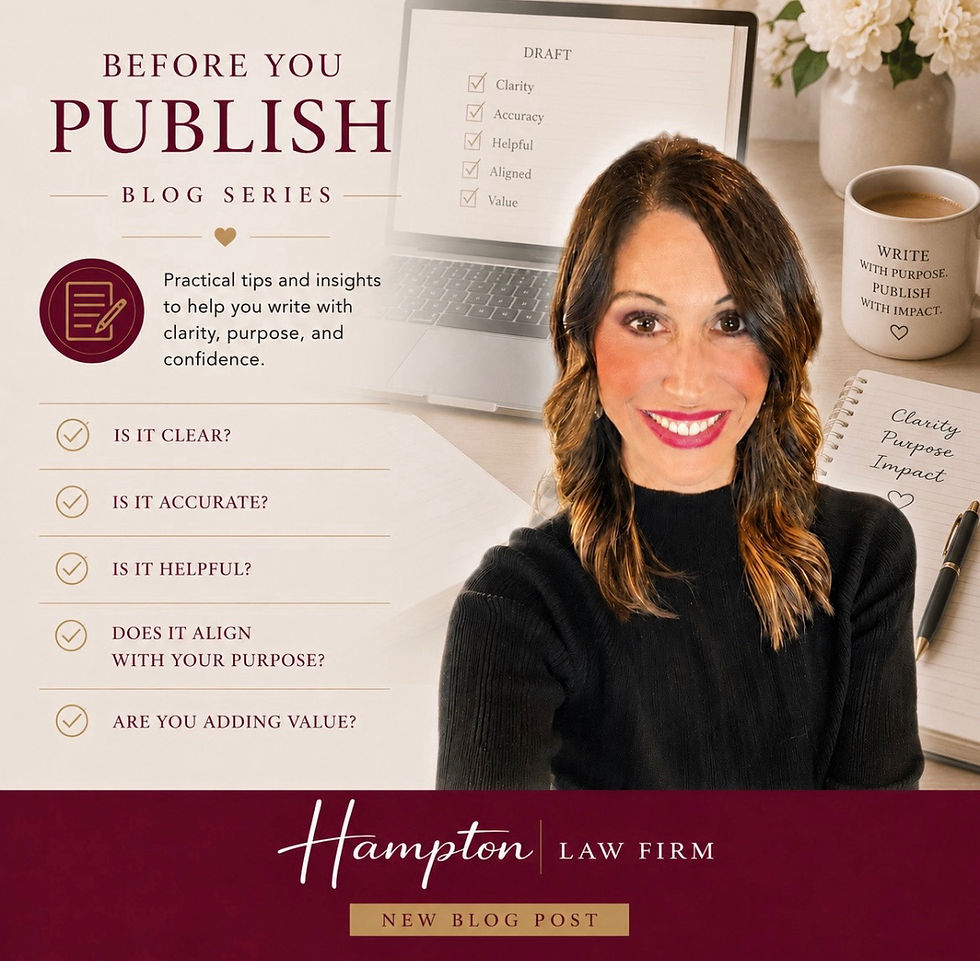 Series: Before You Publish: When Third Party Grudge Holders Use Defamatory Social Media Posts To File Official Legal Documents...Let's Check Out The Consequences.