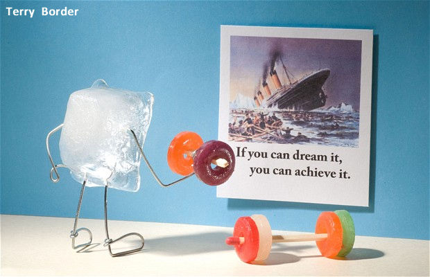 Ice cube with a dream