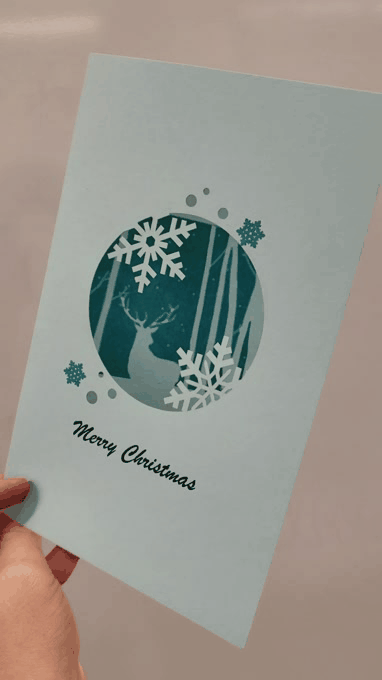 Laser-Cut Card