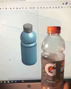 Derrick's Gatorade Bottle CAD