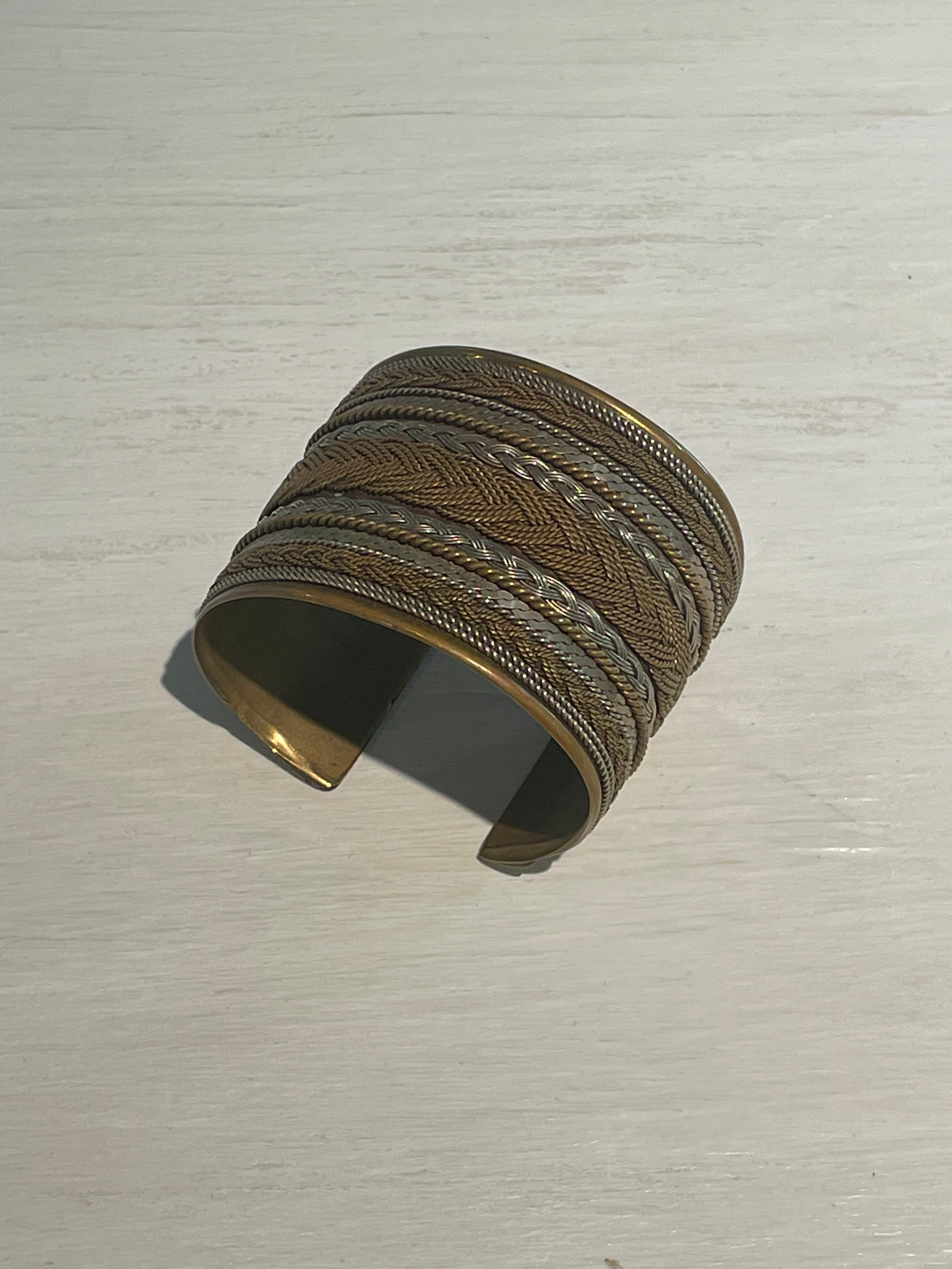 Brass & Silver Cuff