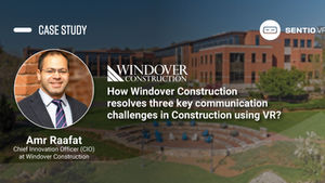 How does Windover Construction resolve key communication challenges in Construction using VR?