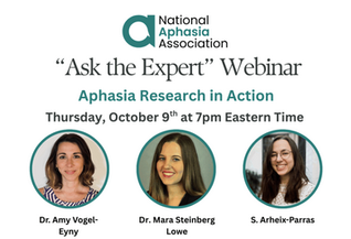 Ask the Expert – Aphasia Research in Action