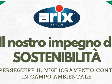 Certificazione ambientale ISO 14001:2015 per Arix