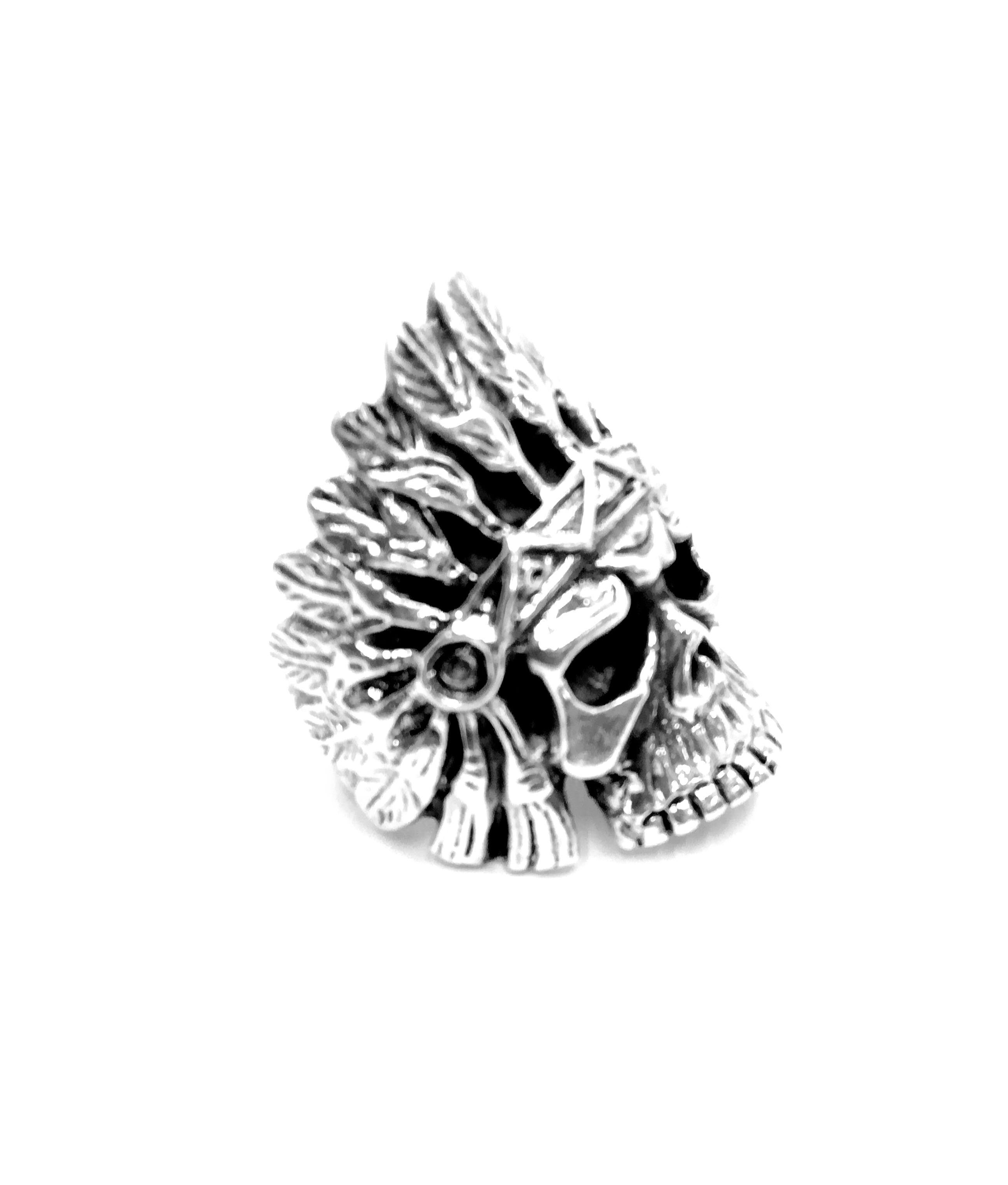 Calavera con penacho 