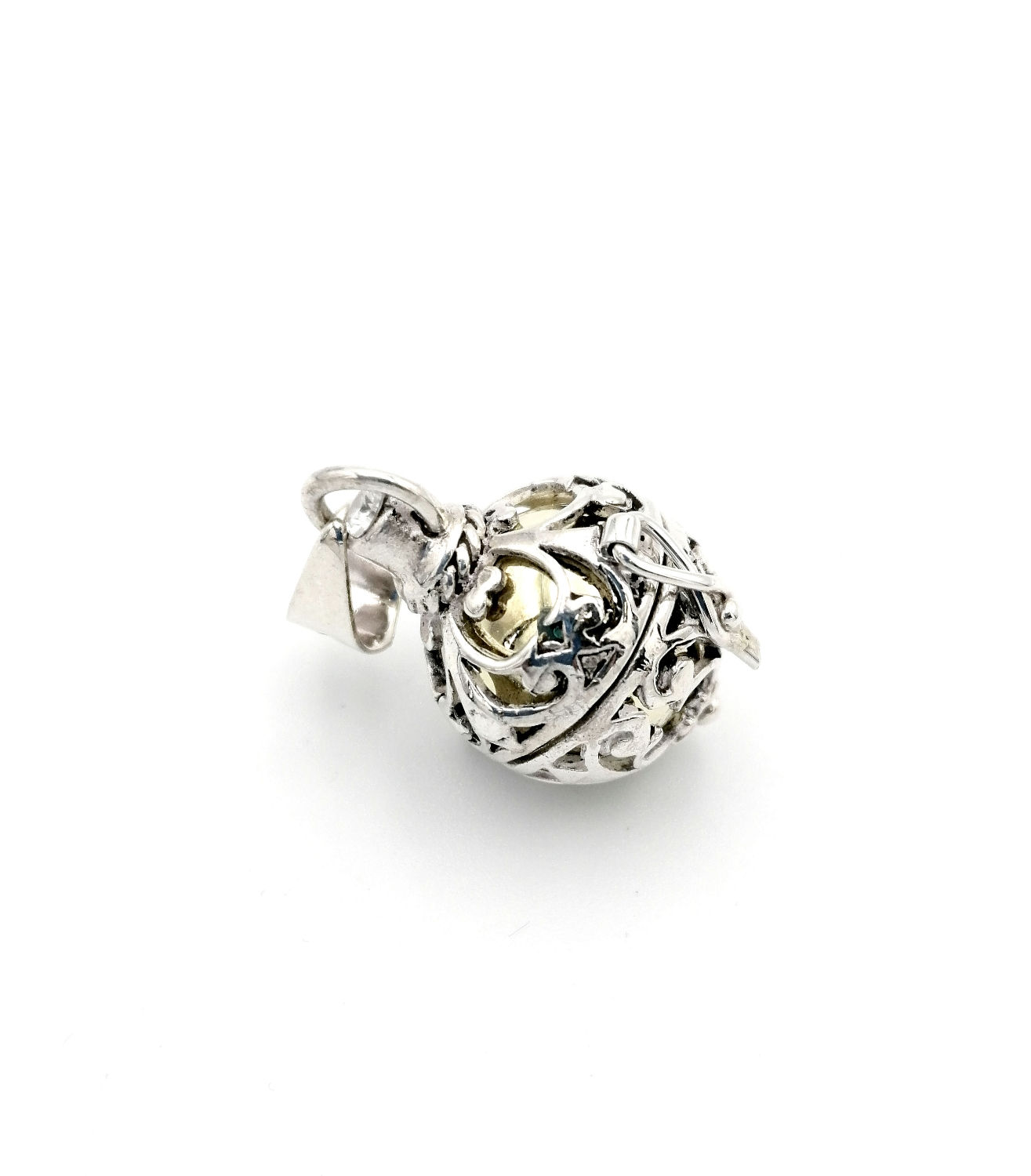Llamador de ángeles celestial plata. 925