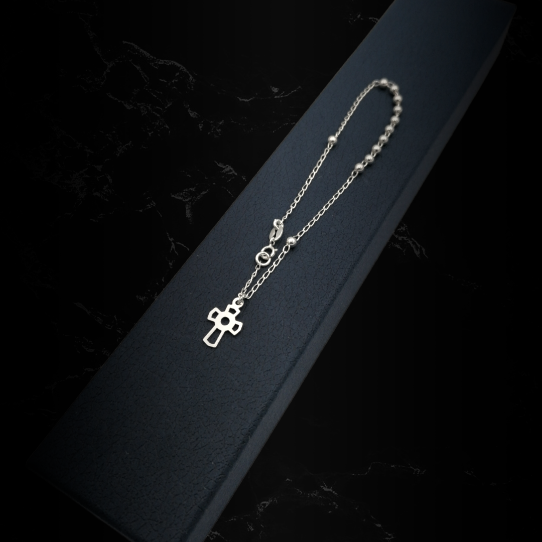 Misterio Denario 2.5 mm plata.925 liso 