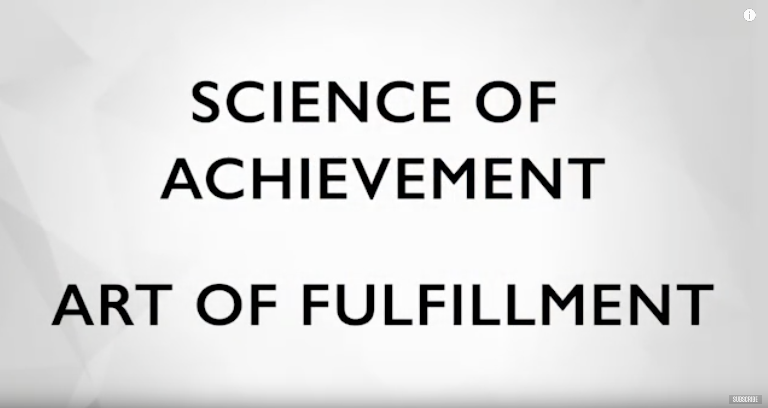 The Science of Achievement