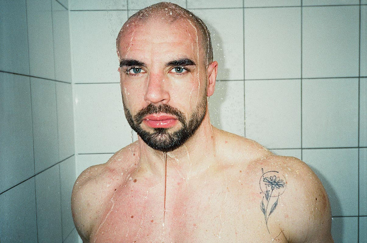 portrait dusche wasser yashica t4
