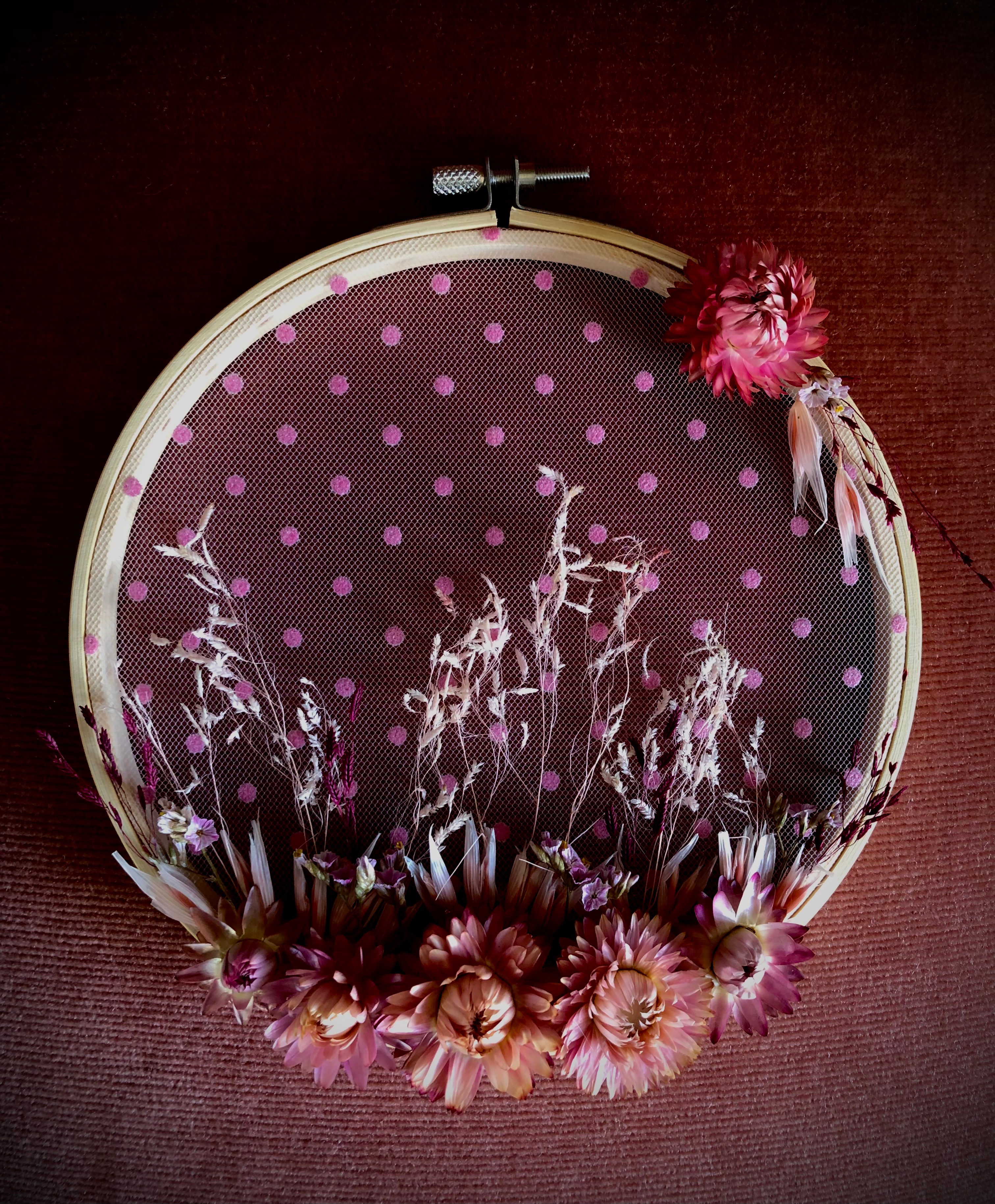 Tambour Rosée Matinale - Popp'yt Créations Florales