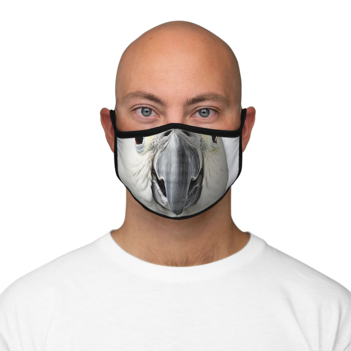 Copy of Fitted Polyester Face Mask- Cockatoo