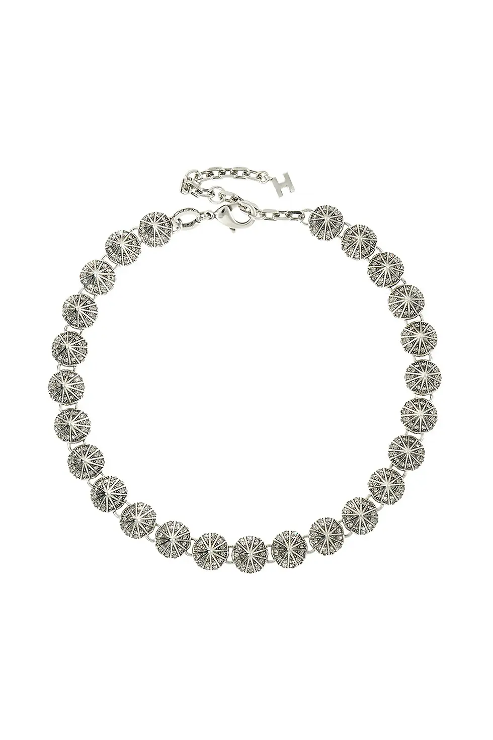 CHOKER ST ORION BLACK DIAMOND PRATA