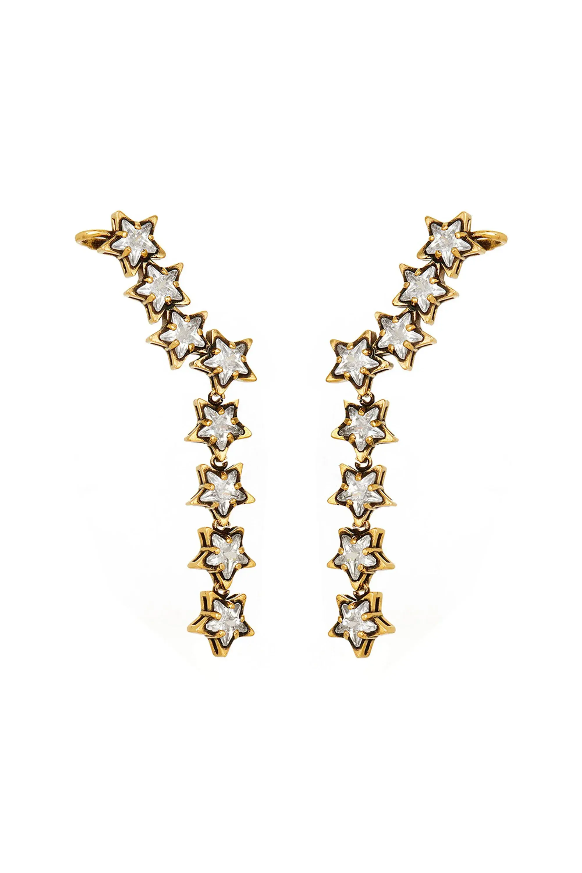 BRINCO EARCUFF CONCEITO ESTELAR OURO