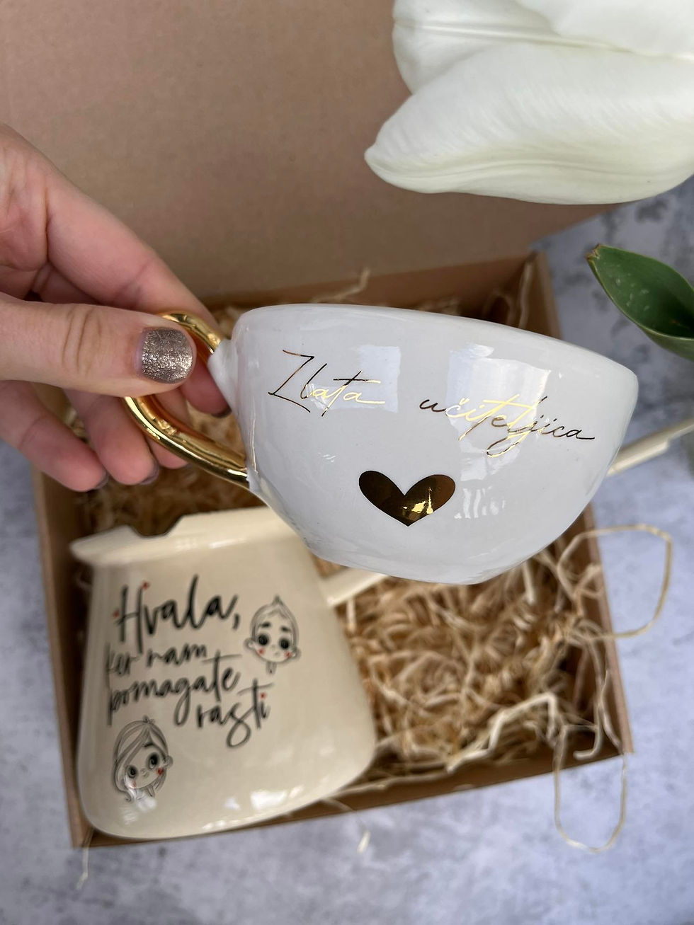 Paketek za zlato učiteljico/vzgojiteljico