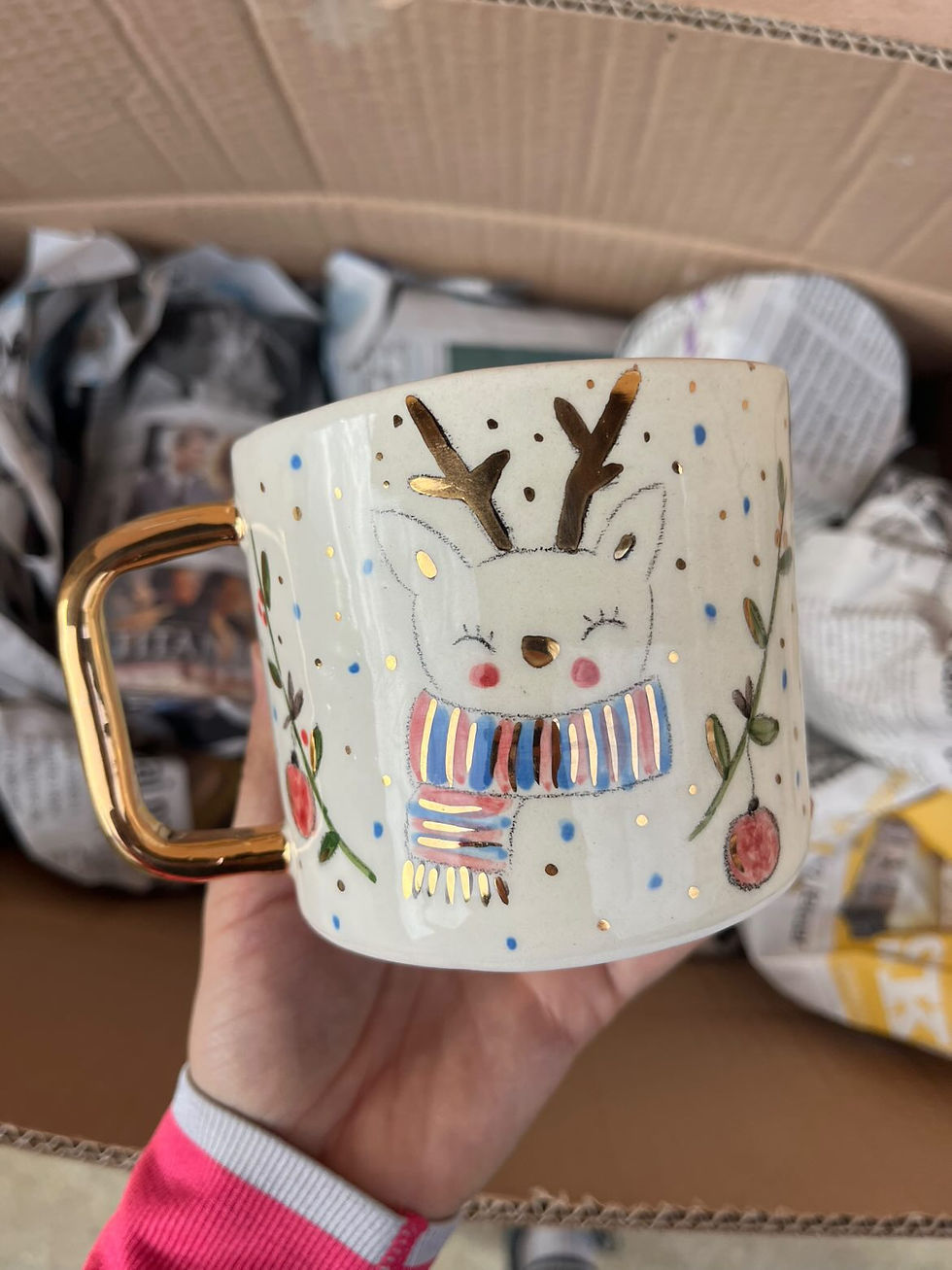 Skodelica za čaj - jelenček