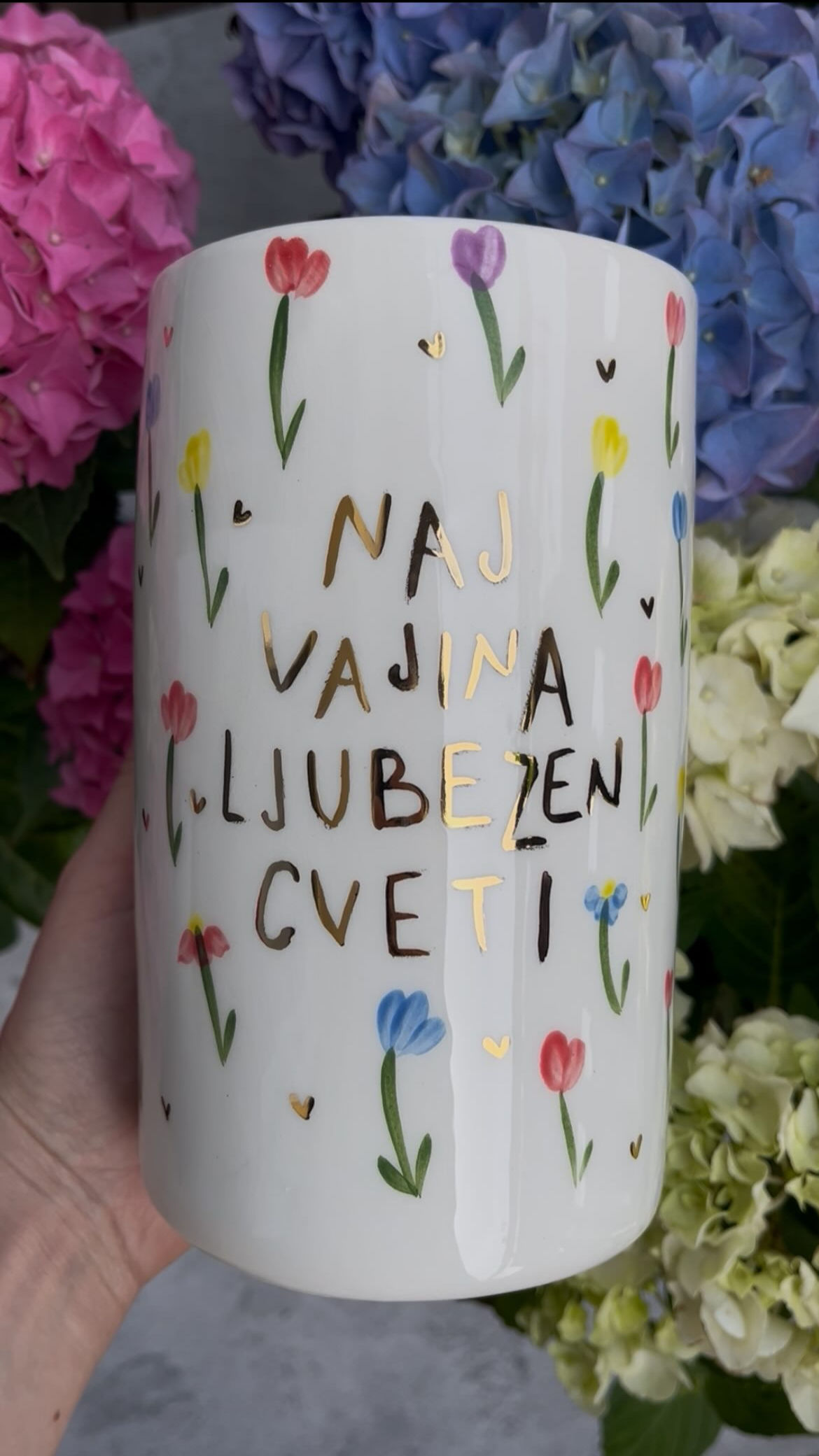Vaza za poroko ali obletnico