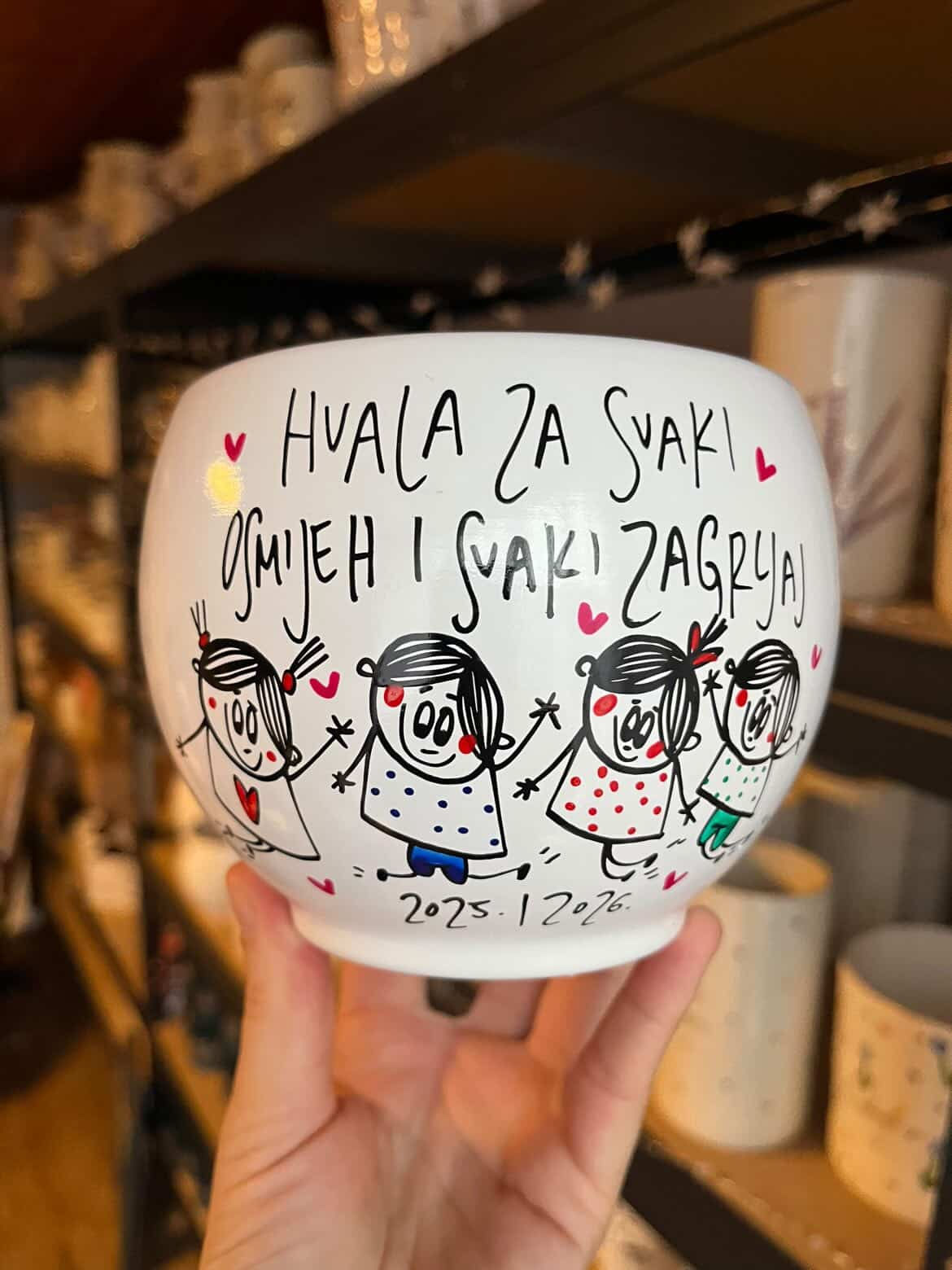 Mala teglica za zahvalu