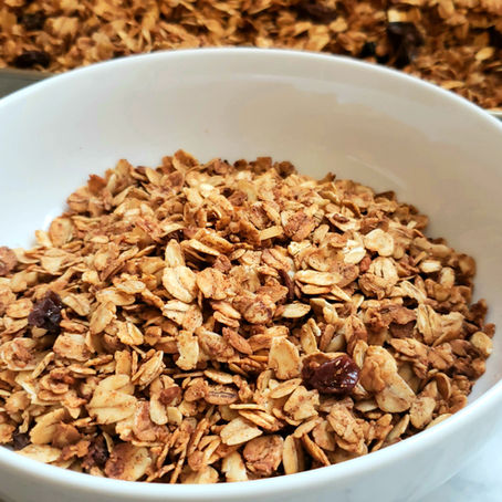 DIY Cinnamon Raisin Granola