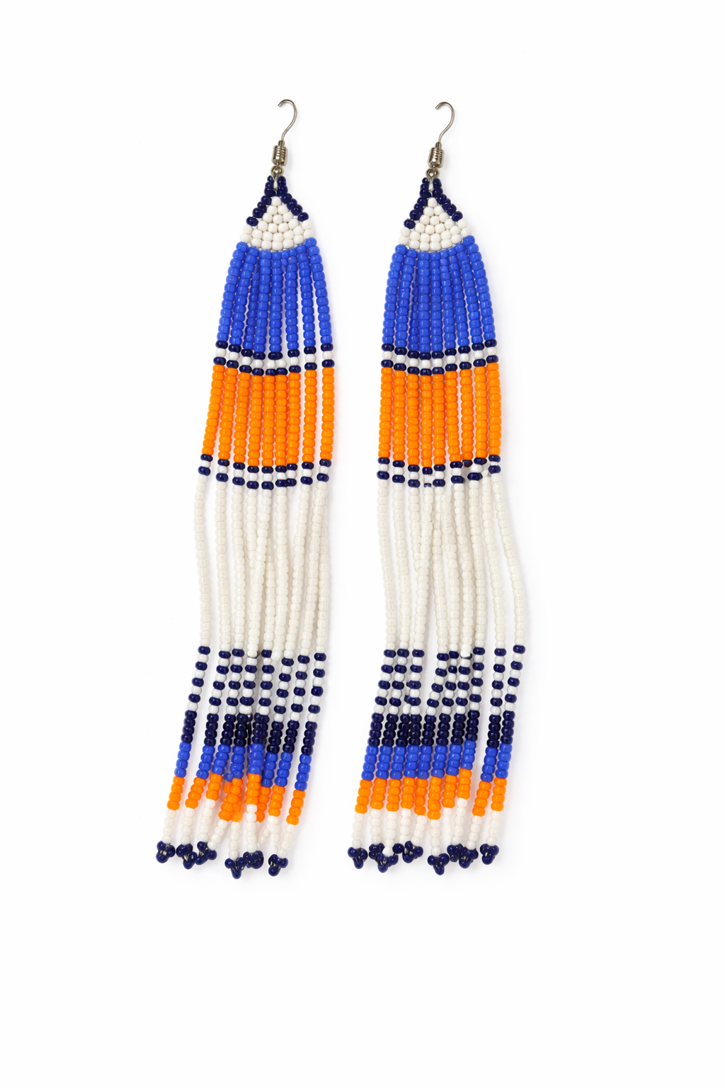Beaded Maasai Fringe Earrings
