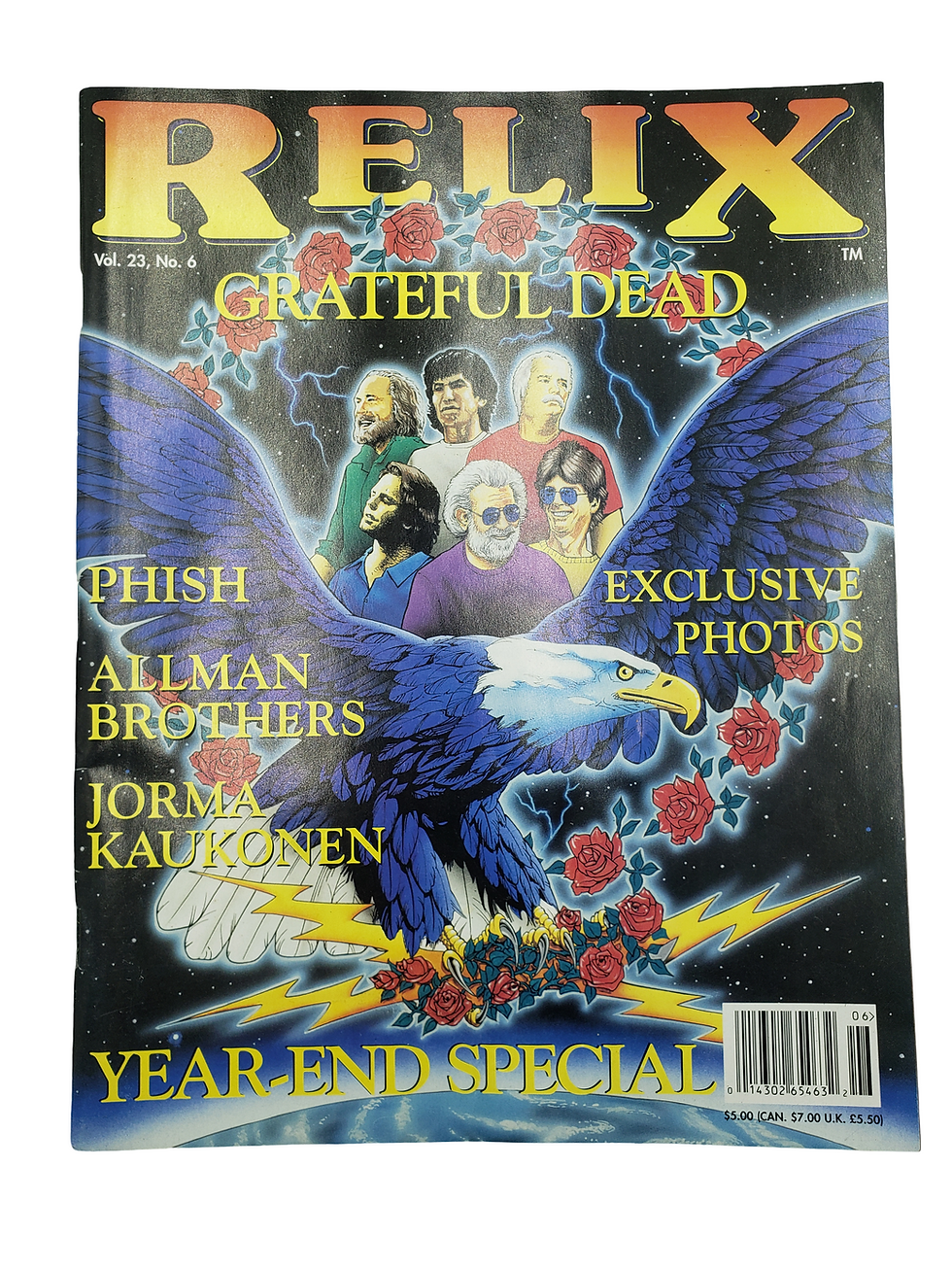 Thumbnail: 3 Vintage RELIX Magazines – Grateful Dead Jerry Garcia Phish – 1995-1997 – Compl