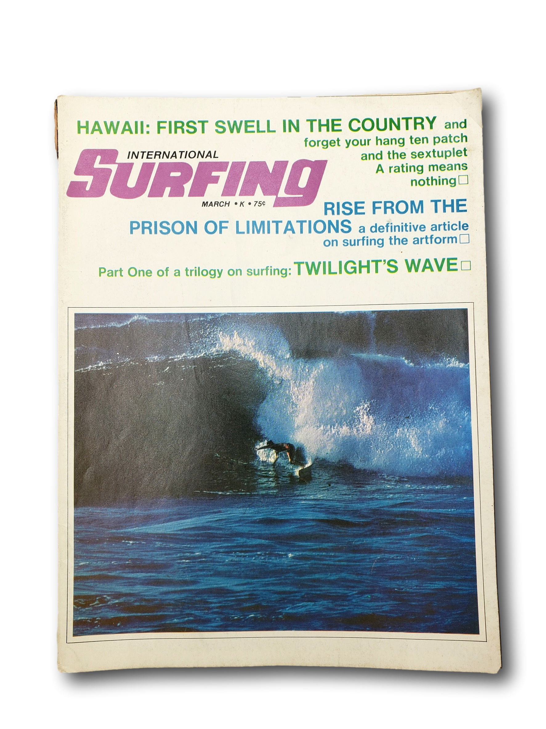 International Surfing Magazine March 1970 Vol. 6 No. 1 – Hawaii First Swell