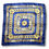 Thumbnail: CHANEL Paris 31 Rue Cambon Chain Print Scarf Blue Gold 34x34 Vintage