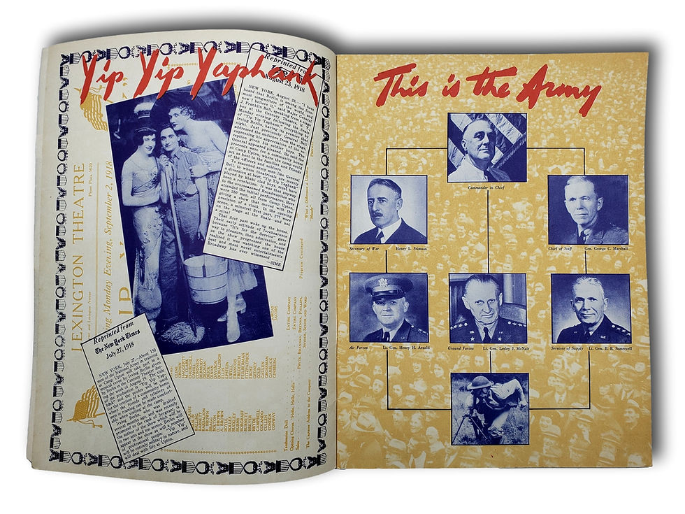 Thumbnail: 1942 Irving Berlin “This Is The Army” WWII Souvenir Book – Limited First Edition