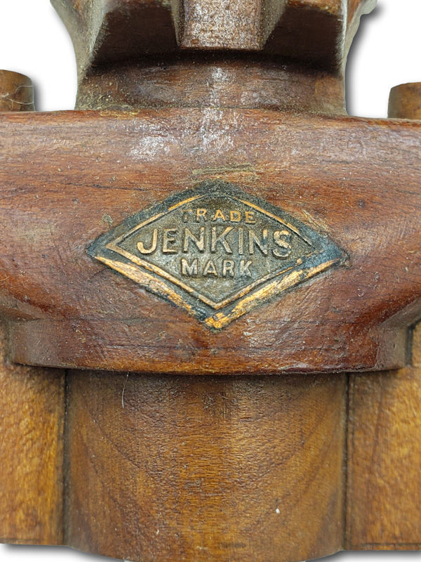 Thumbnail: Antique Jenkins Bros. Foundry Patterns, Lot of 5 Industrial Wooden Molds