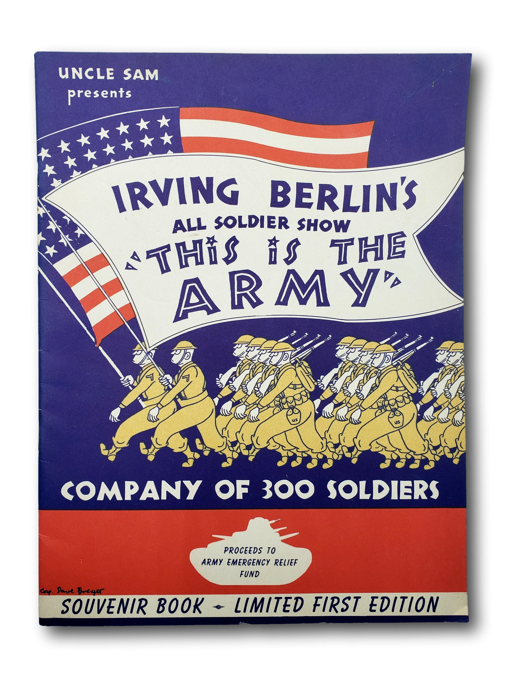 1942 Irving Berlin “This Is The Army” WWII Souvenir Book – Limited First Edition