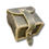 Thumbnail: Vintage Leather Utility Belt Pouch with Stud Closure and Belt Loop, 3.5" x 3.25"