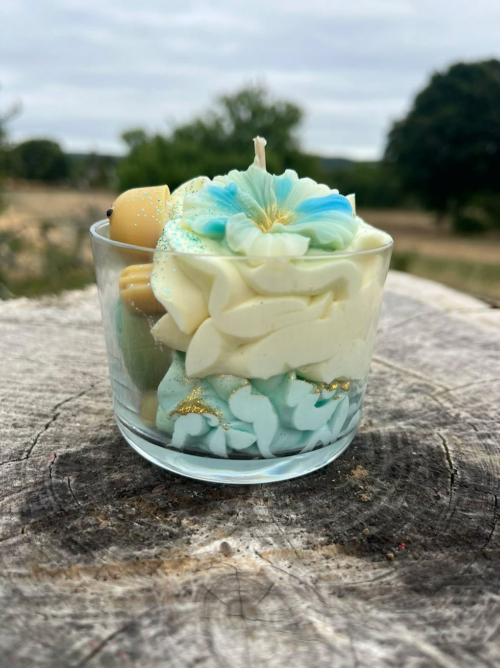 Miniature : Bougie chantilly Noix de coco