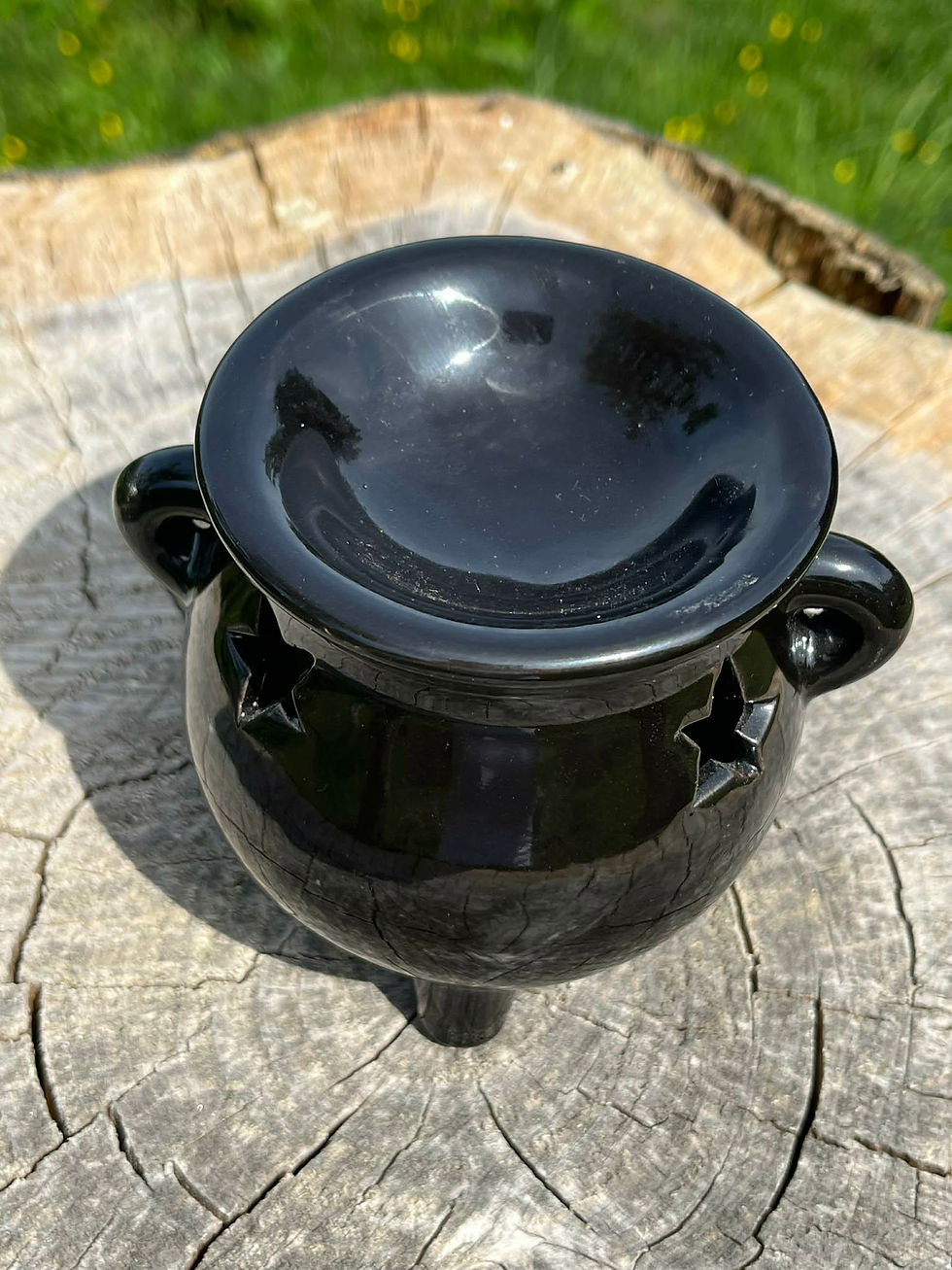 Miniature : Brûleur de parfum chaudron