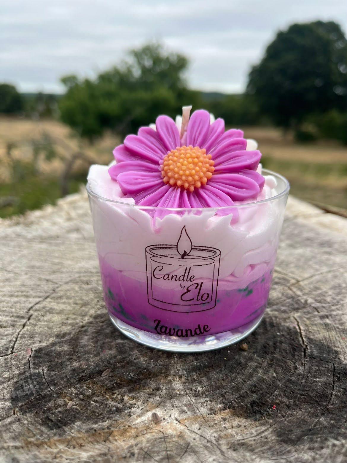 Bougie chantilly Lavande