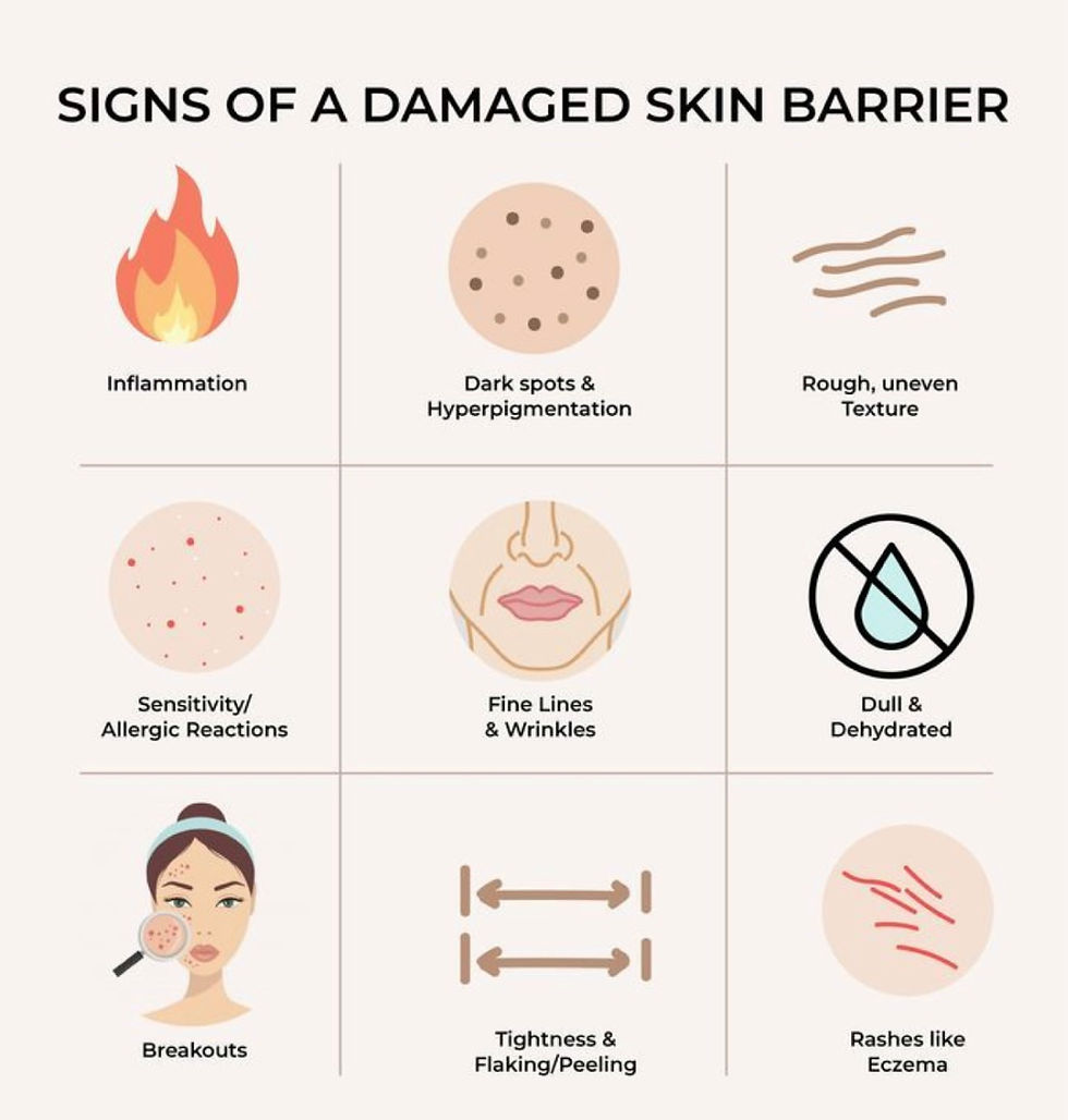 How to know if your skin barrier is damaged-