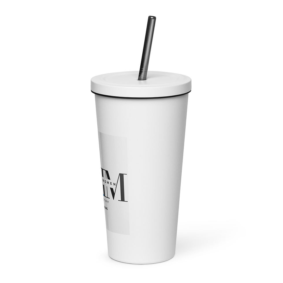 Thumbnail: S.W.I.M. Insulated tumbler with a straw