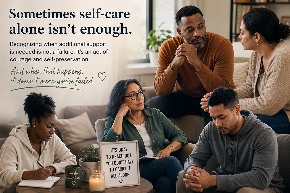 Self-Care Is Essential. But Sometimes You Need More…