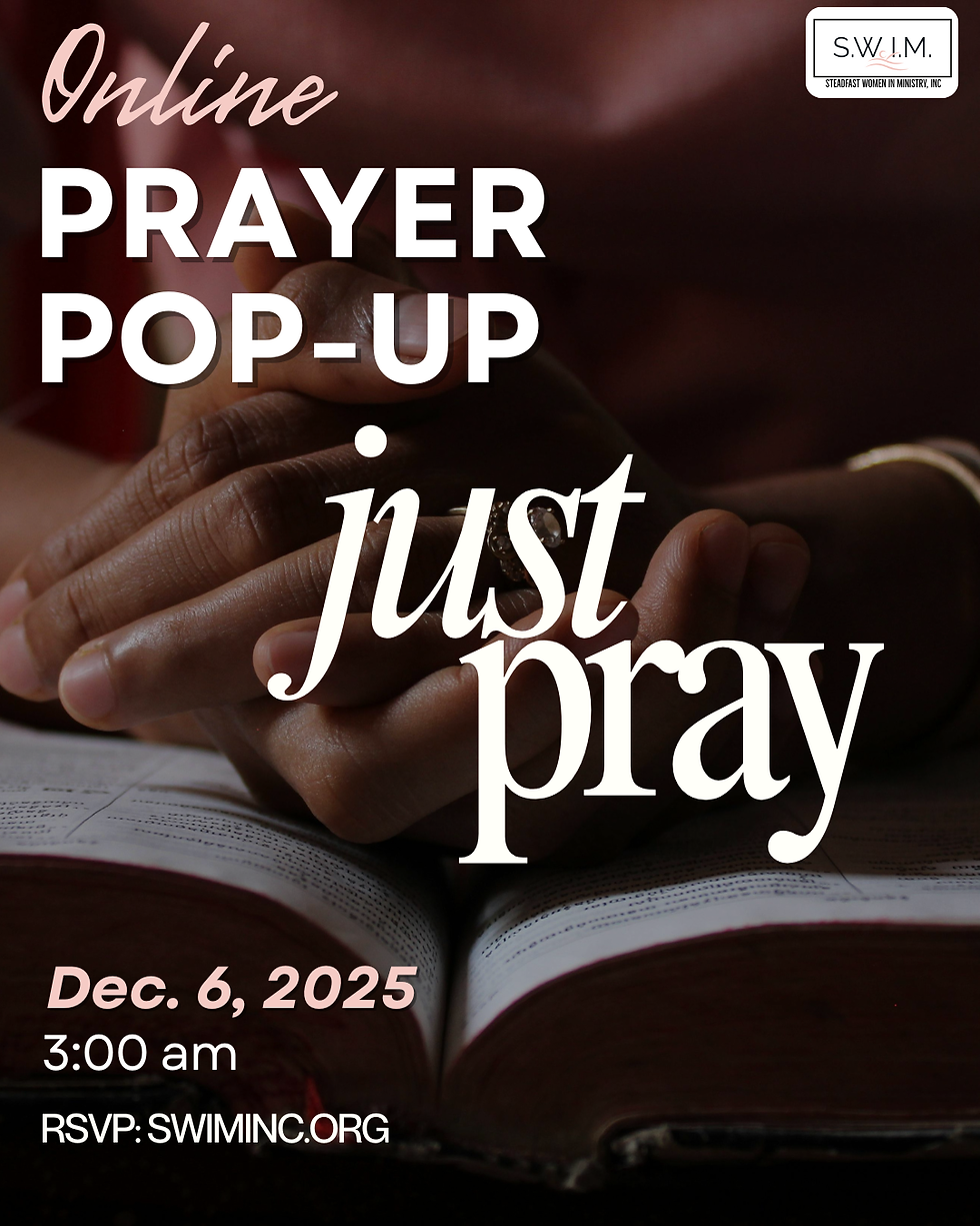 S.W.I.M. Pop-up Prayer