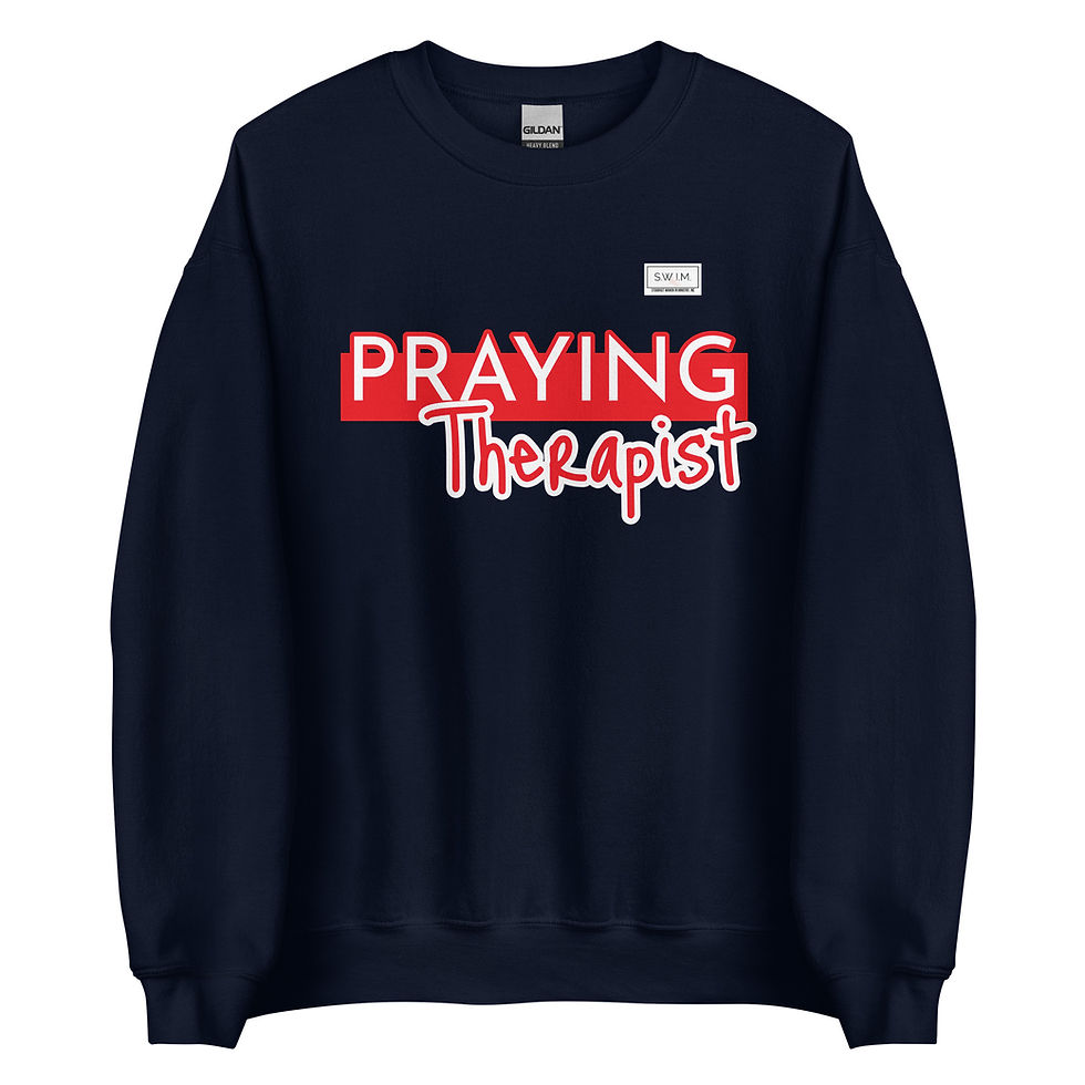 Thumbnail: Praying Therapist Unisex Sweatshirt
