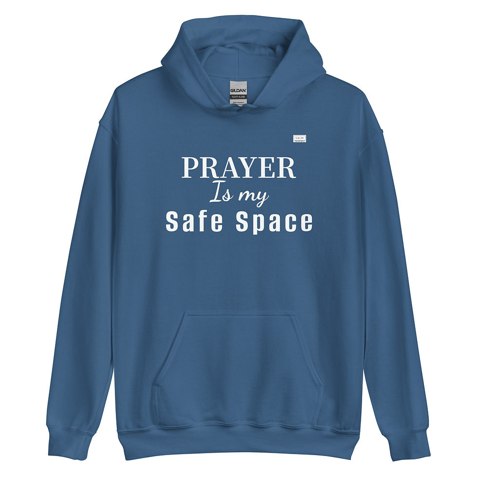 Thumbnail: Prayer is Safe Unisex Hoodie
