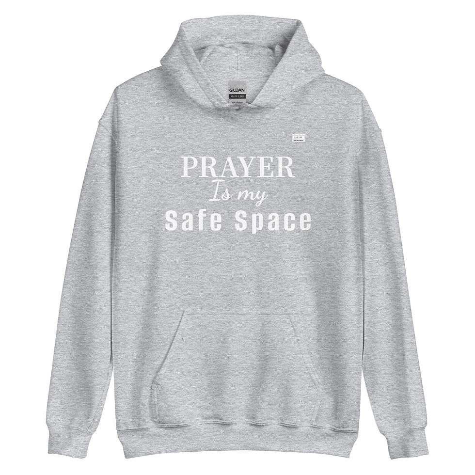 Thumbnail: Prayer is Safe Unisex Hoodie