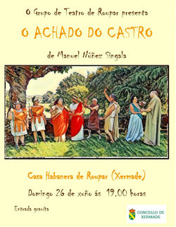 Cartaz O achado do castro Roupar 2022