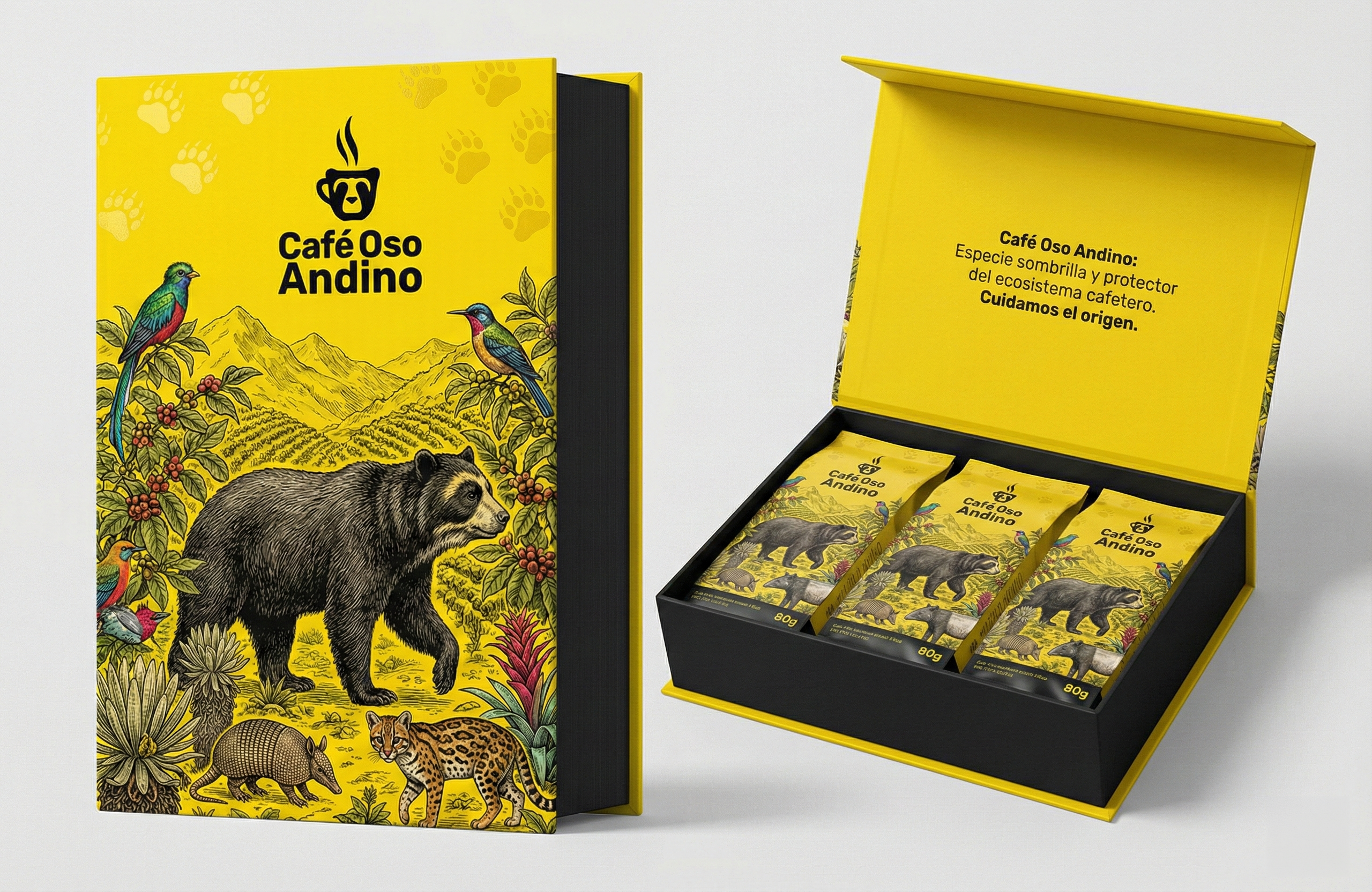 Edición Regalo Café Oso Andino – 3 x 80g