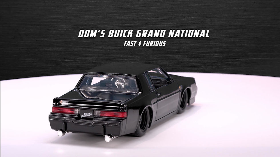 Thumbnail: 1/24 | FF | 1987 Buick Grand National | Glossy Black | Window Box